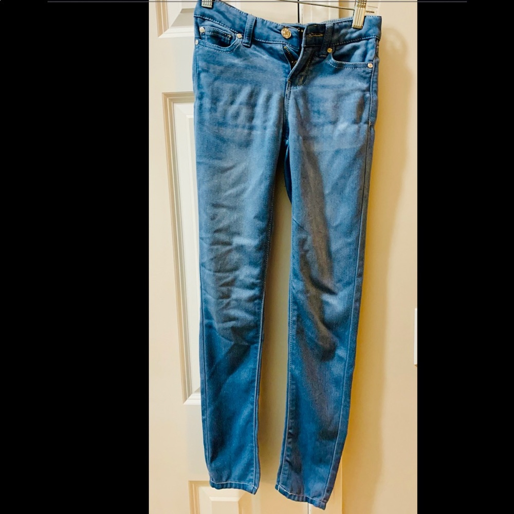 Girls soft blue jeggings